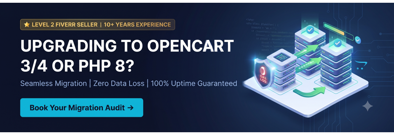 Upgrade opencart and Migration