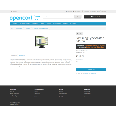 RJ Estimated Delivery Date & Dispatch Cutoff Timer for OpenCart 3
