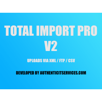Total Import Pro V2 - Upload Products To Opencart Store CSV XML FTP