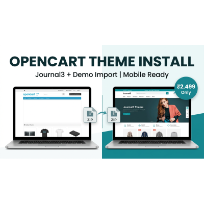 Professional OpenCart Theme & Journal 3 Setup Expert