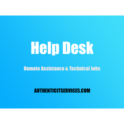 Remote Assistance And Technical Support Remote Assistance And Technical Support